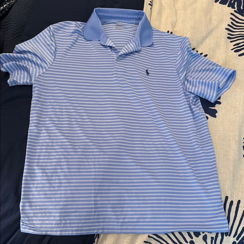 Polo by Ralph Lauren Blue Striped Polo Shirt